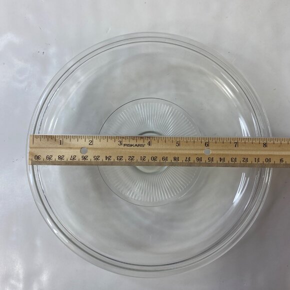 Corning Ware French White 2.5 L Round Casserole Dish Glass Lid Vintage - Picture 11 of 11